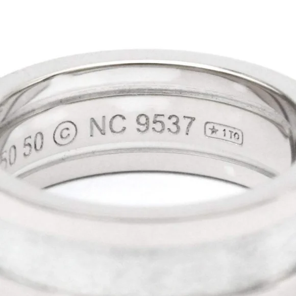 SOLD- Cartier C De Cartier 18K White Gold Diamond Ring - Picture 11 of 12